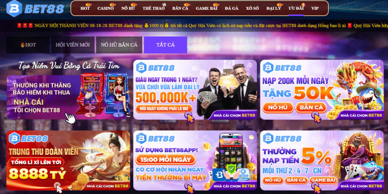 Các ưu đãi đặc biệt ngập tràn cho tất cả hội viên