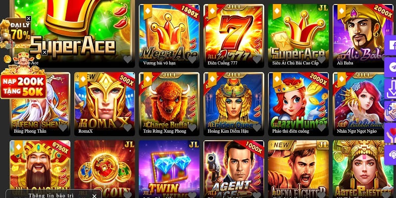 Đa dạng các trò chơi nổ hũ JILI đem đến những khoảnh khắc giải trí tuyệt vời