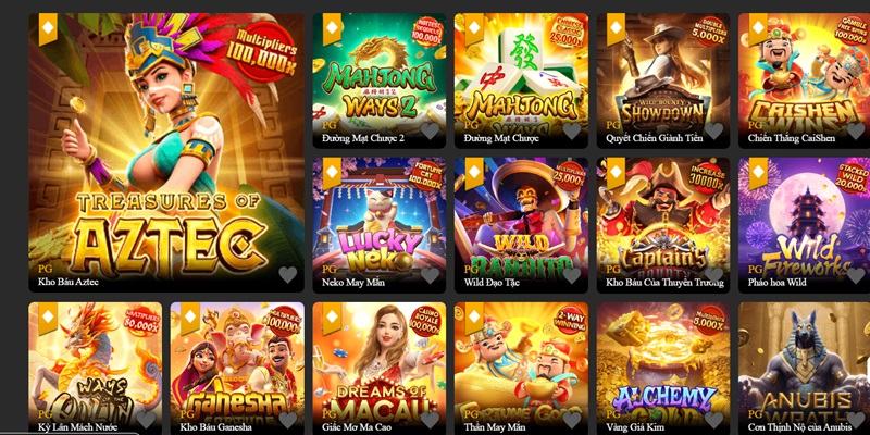 Danh sách trò chơi slot hấp dẫn cho mọi người